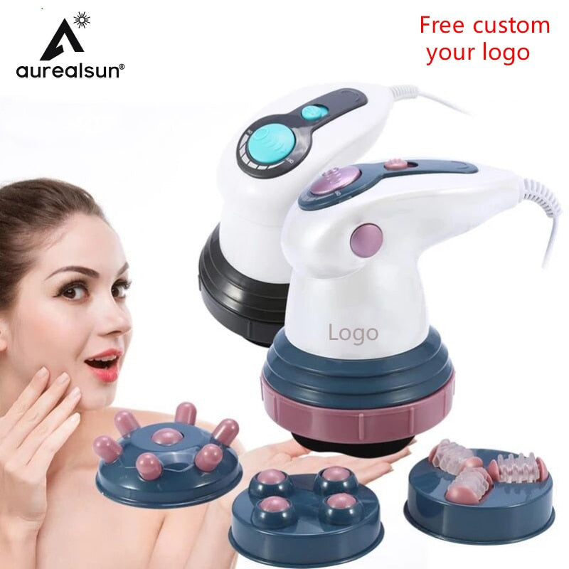 Roller Massageador Corporal Elétrico Anti-Celulite 3D