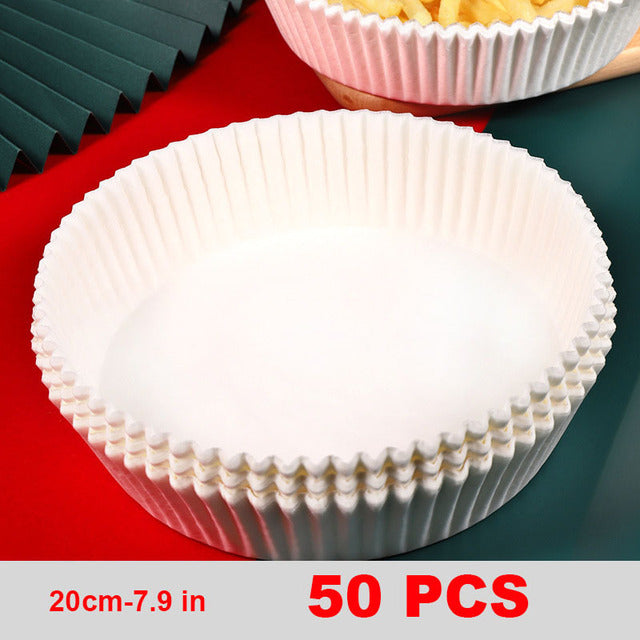 Cheesecake Air Fryer | Revestimento Anti-Sujeira - 25/50/75pcs - Picuí Magazine