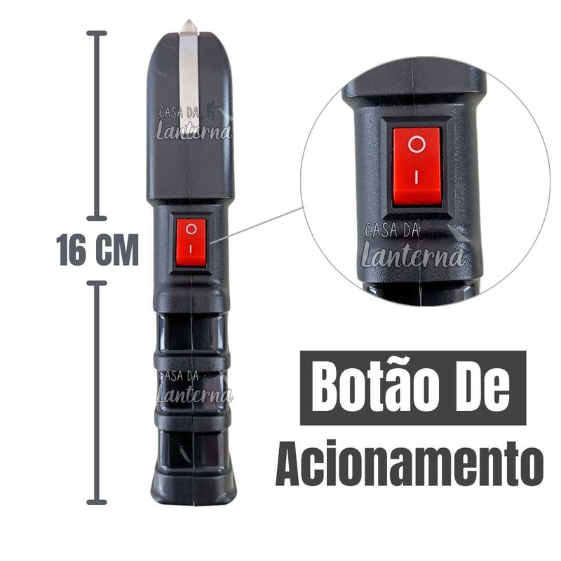 Máquina De Choque Taser 928 Type Lanterna Led Original | Defesa Pessoal