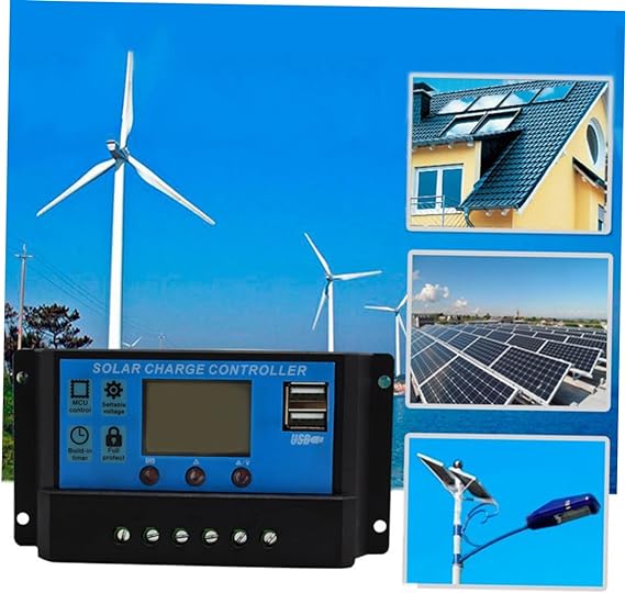 Carregador Solar 30W Portátil + Controlador 10-50A + Inversor 1000W Multifuncional