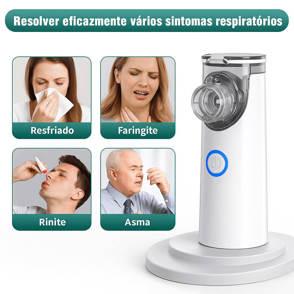 Inalador e Nebulizador Portátil - Mash Air®