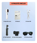 Aparelho Multifuncional de Fototerapia com LED Vermelho, Infravermelho e Radriofrequência – Estímulo de Colágeno, Rejuvenescimento, Dores Musculares e Outros.