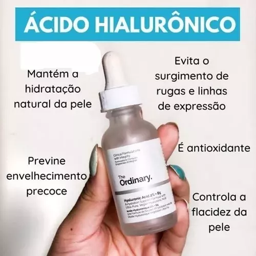 Kit  Sérum The Ordinary : Niacinamide 10% + Zinc 1%, AHA 30% + BHA 2%, Salicílico 2%, Ácido Hialurônico 2% + B5 | Pague 3 Leve 4