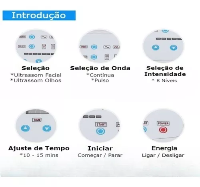 Aparelho de Ultrassônico WD-628 2 Em 1