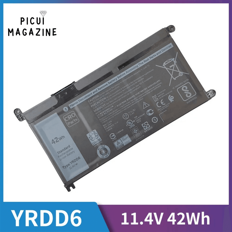 Bateria YRDD6 1VX1H 0YRDD6 VM732 0VM732 01VX1H | Dell: Inspirion, Vostro e Latitude