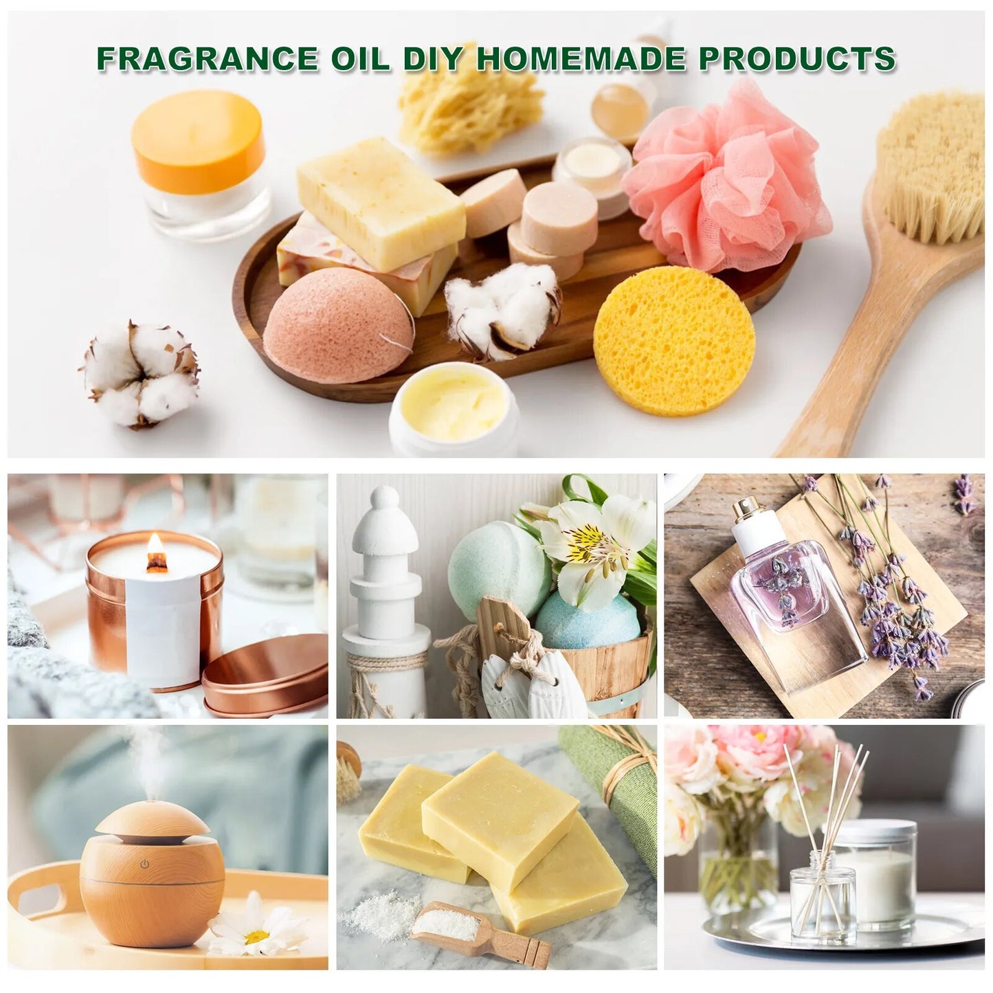 Kit de Óleos Essenciais Naturais MAYJAM - 20Unidades