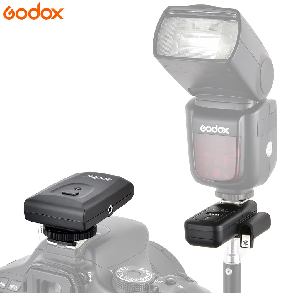 Conj. Radio Flash Transmissor + Receptor Godox CT-16 Canais Wireless Para Canon Nikon Pentax Olympus Speedlite | Universal