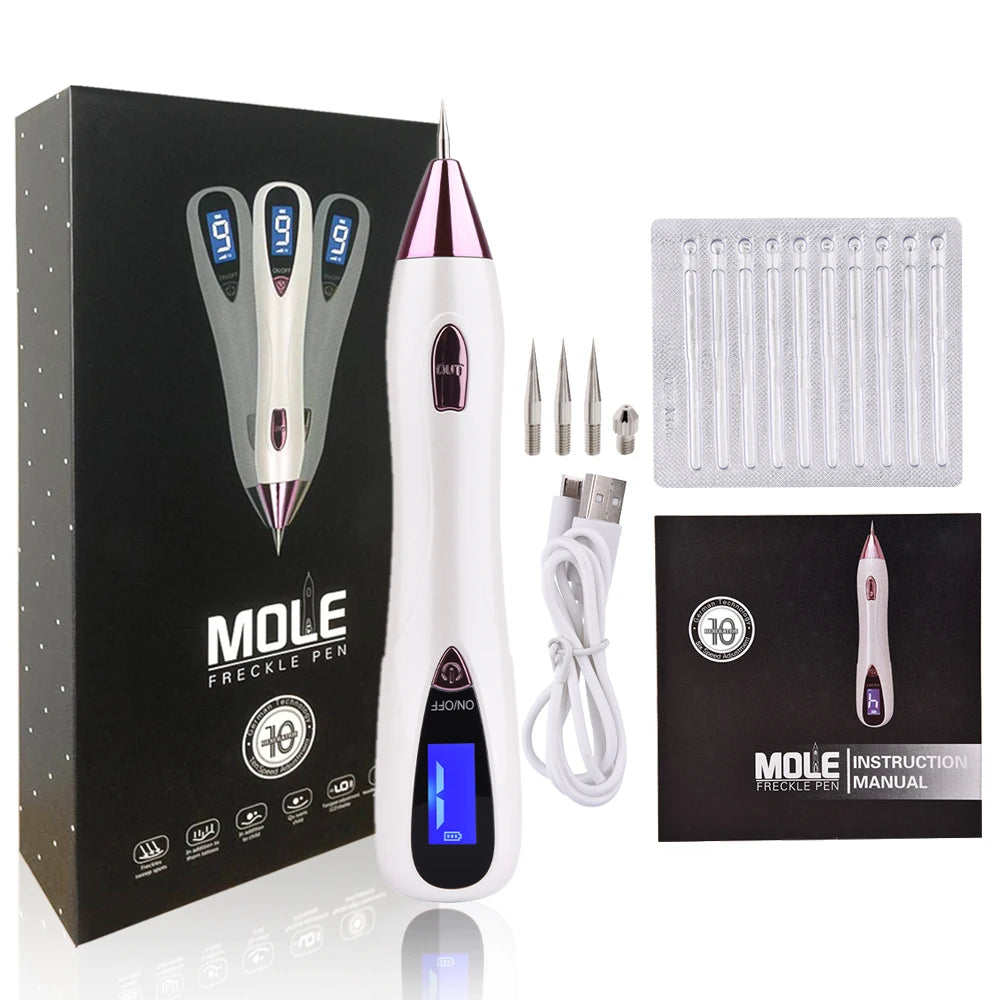Freckle Pen Caneta Plasma Mole - Removedora De Manchas, Sinais, Verrugas, Tatuagens e outros