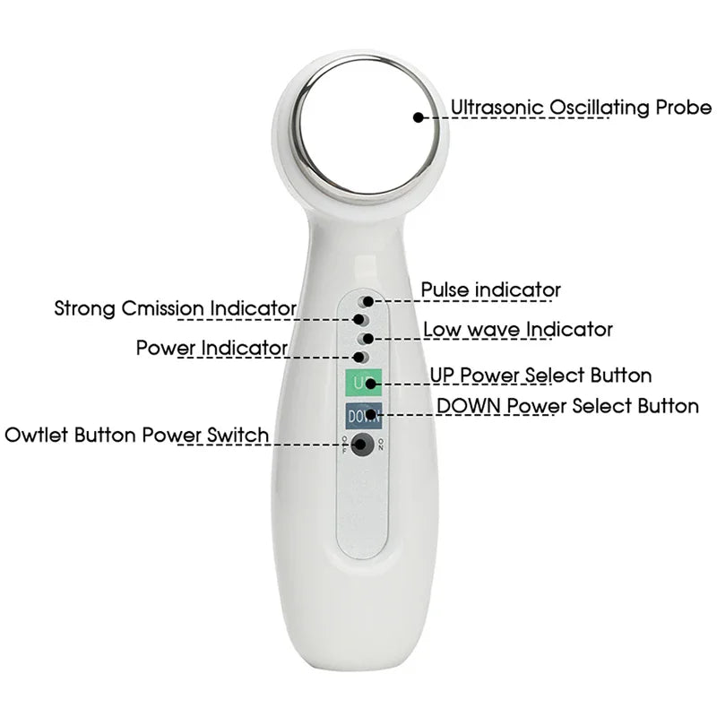 Massageador Ultrassônico Fisioterapêutico - 1MHZ 110v/220v