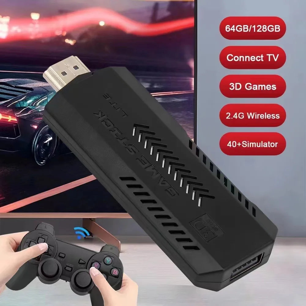 Game Stick GD10 4k X2 Plus 64gb Portátil Retro 2 Controles Sem Fio