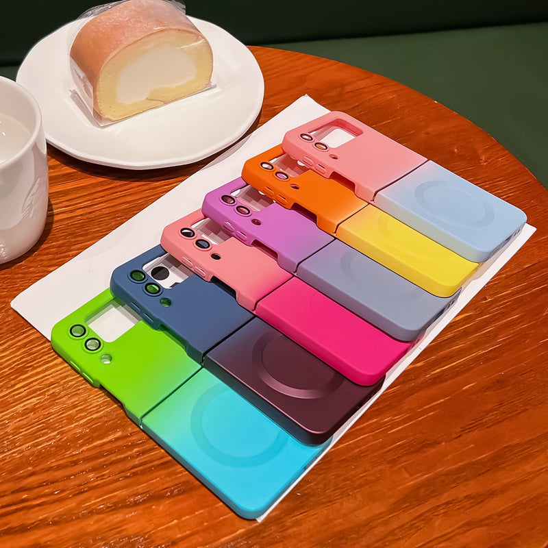 Case Magsafe Samsung Galaxy Z Flip 4 / Z Flip 3 | Wireless Colorful Gradient