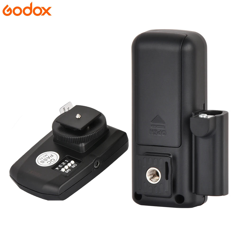Conj. Radio Flash Transmissor + Receptor Godox CT-16 Canais Wireless Para Canon Nikon Pentax Olympus Speedlite | Universal