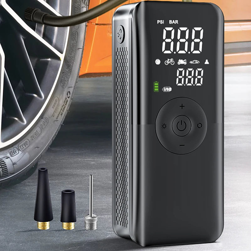 Compressor Carsun Air Pump Digital Portátil | Multifuncional: Calibrad ...