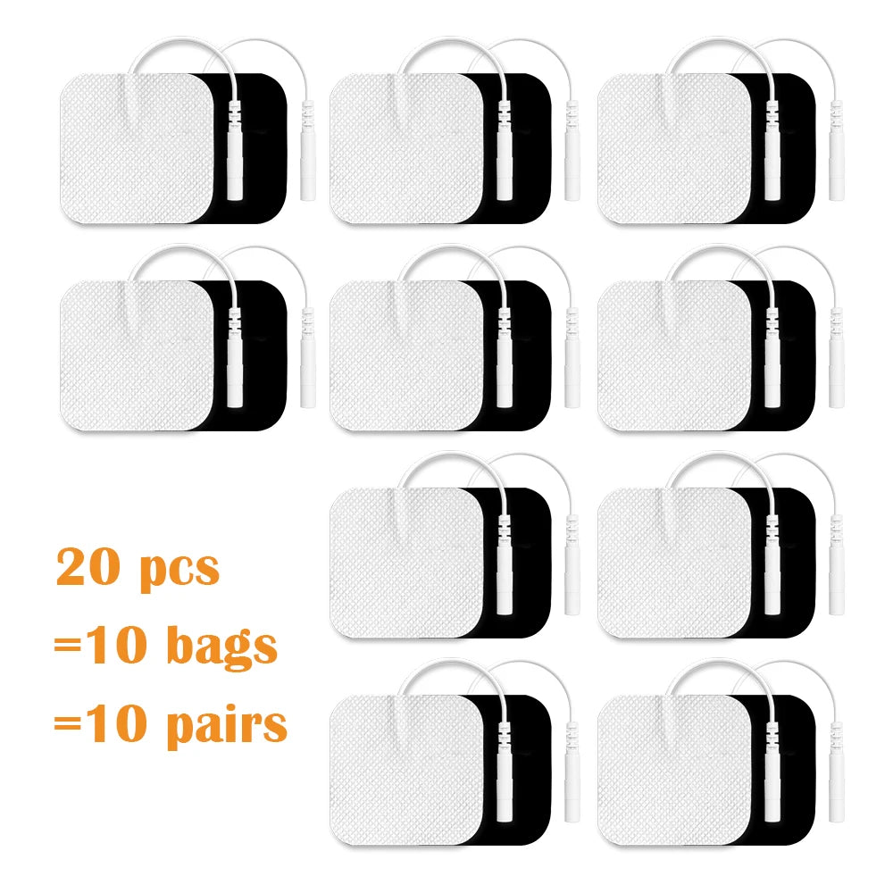 Eletroestimulador para Fisioterapia/Eletroterapia TENS e EMS, Bateria Recarregável, Multifuncional 12 Modos e 30 Níveis | Estimulador muscular elétrico, Terapia de pulso TENS, Massageador