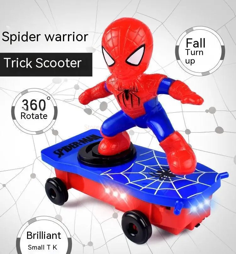 Marvel Spider-Man Skatista Elétrico