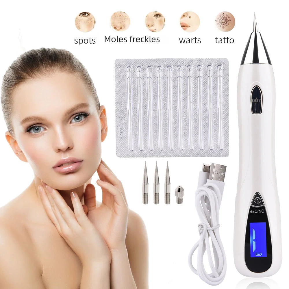 Freckle Pen Caneta Plasma Mole - Removedora De Manchas, Sinais, Verrugas, Tatuagens e outros