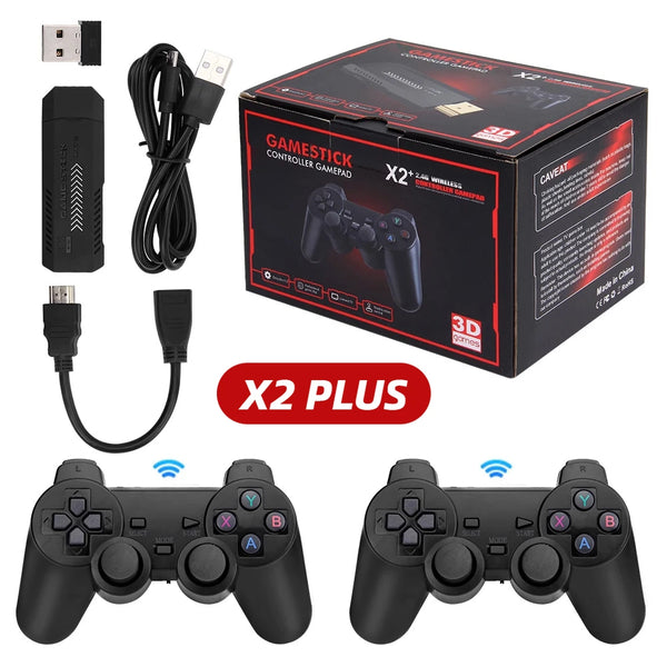 Game Stick GD10 4k X2 Plus 64gb Portátil Retro 2 Controles Sem Fio