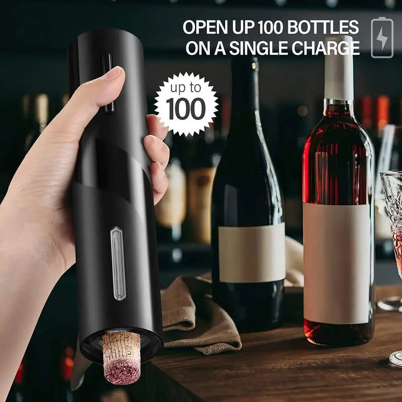 Abridor de Vinho Elétrico Max + 3 Brindes Grátis - OFERTA LIMITADA