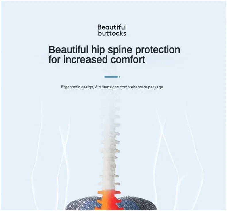 Almofada De Assento Ortopédico Pillow Com Espuma De Memória