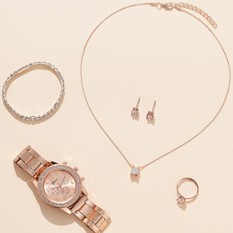 Bijuteria Completa com 6 Peças Minimalistas - Luxury