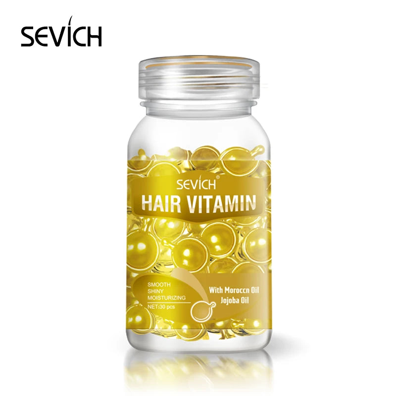 Sevich Hair Vitamin – 30 Cápsulas de Nutrição Capilar por Tipo de Cabelo