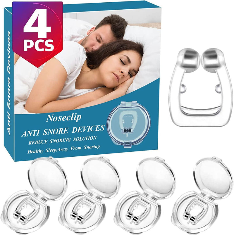 Kit Clip Nasal Silicone Magnético | Anti-Ronco, Apineia