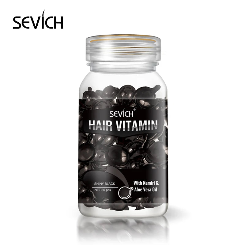 Sevich Hair Vitamin – 30 Cápsulas de Nutrição Capilar por Tipo de Cabelo