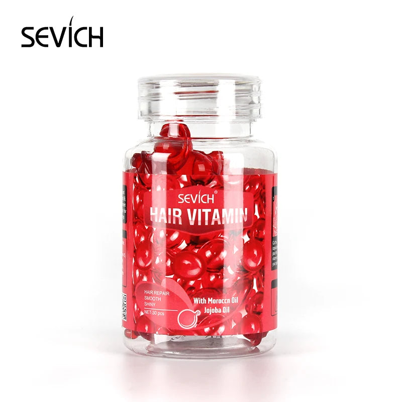 Sevich Hair Vitamin – 30 Cápsulas de Nutrição Capilar por Tipo de Cabelo
