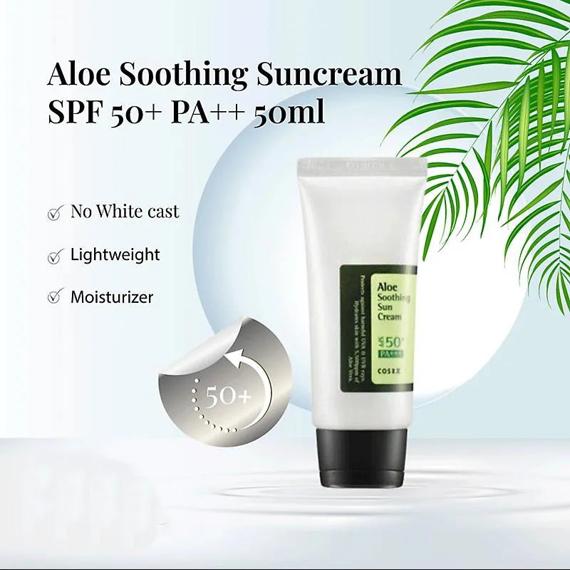 COSRX Protetor Solar Aloe Vera Coreano SPF50+ PA+++ | 50ml