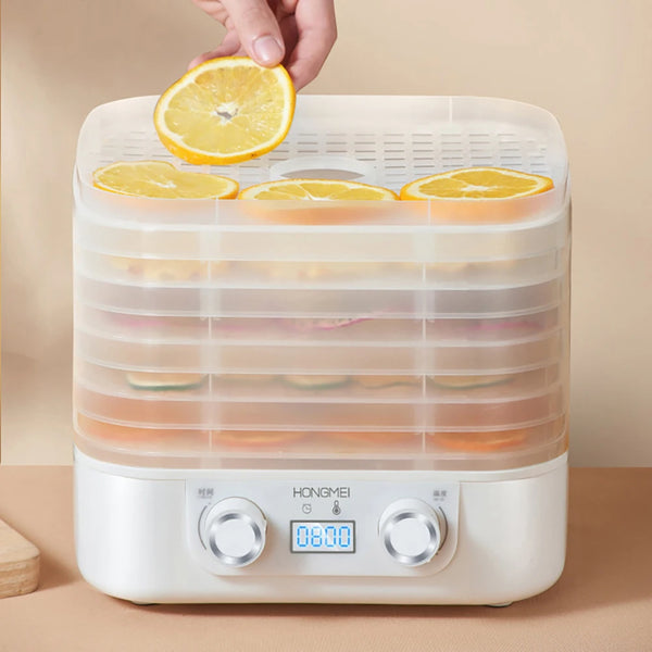 Aparelho Dryfit Max Desidratador de Alimentos 6 Bandejas Digital – Frutas, Carne, Petiscos – 220V