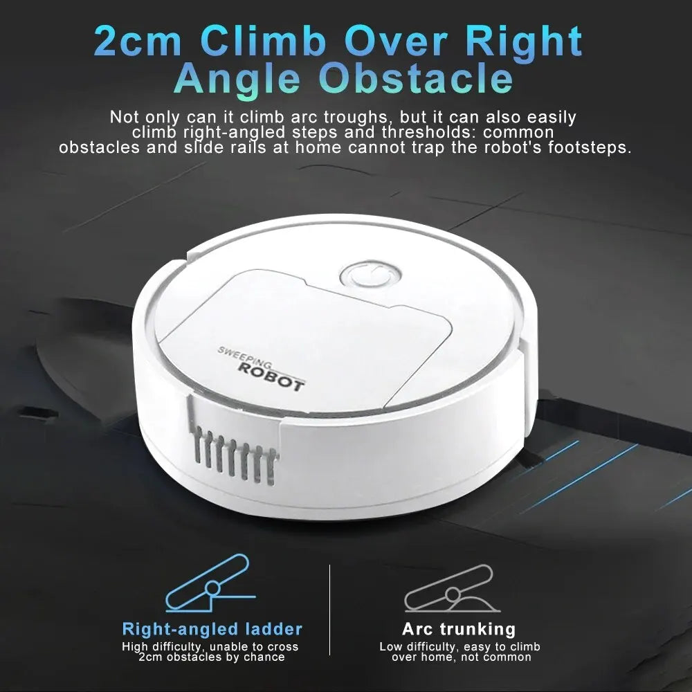 Mini Robô Aspirador Vacuum Cleaner 4 em 1 USB
