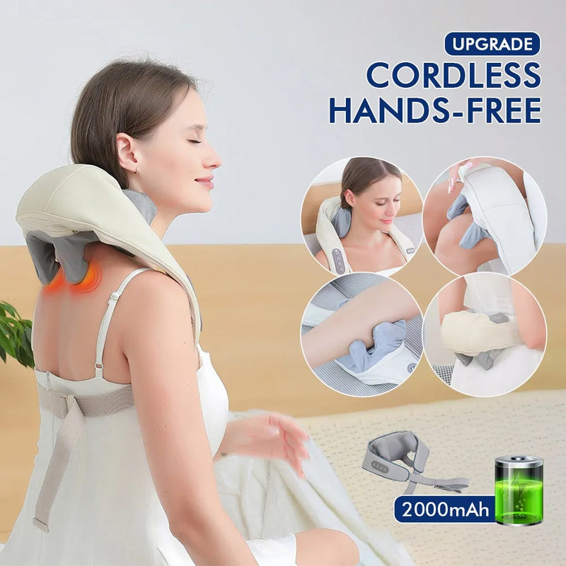 Massageador Cervical 5D | Shiatsu - Aquecimento