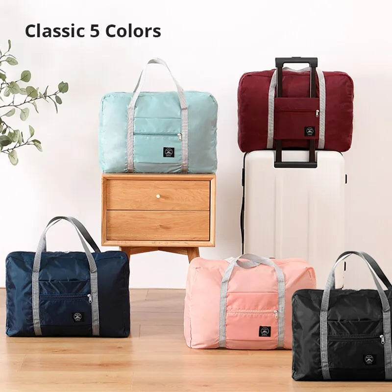 Pague 1 e Leve 2 Bolsas de Viagens Dobráveis 16L 42x16cm para Cia Áreas, Hospital, Academia