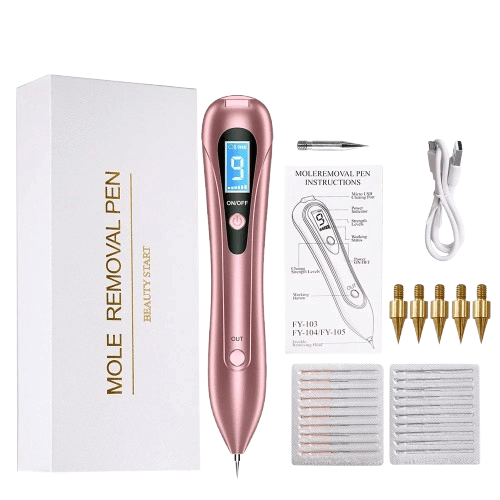 Caneta Jato de Plasma Digital 9 Níveis - Recarregável | Removedora de Verrugas e Manchas