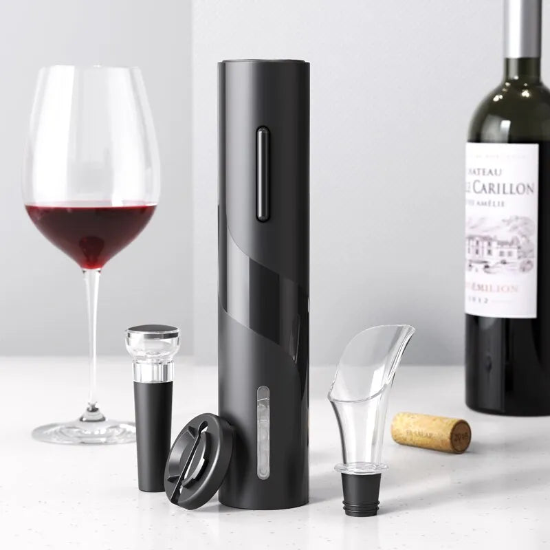 Abridor de Vinho Elétrico Max + 3 Brindes Grátis - OFERTA LIMITADA