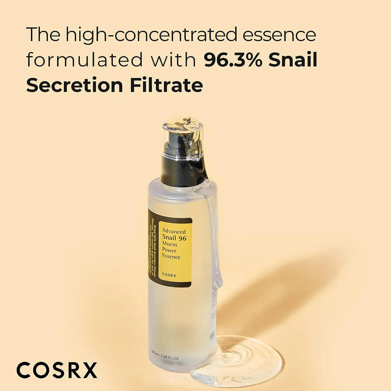 Kit COSRX Serum Advanced Snail 96% Power Essence + Cream Advanced Snail 92% | Pele Sensível