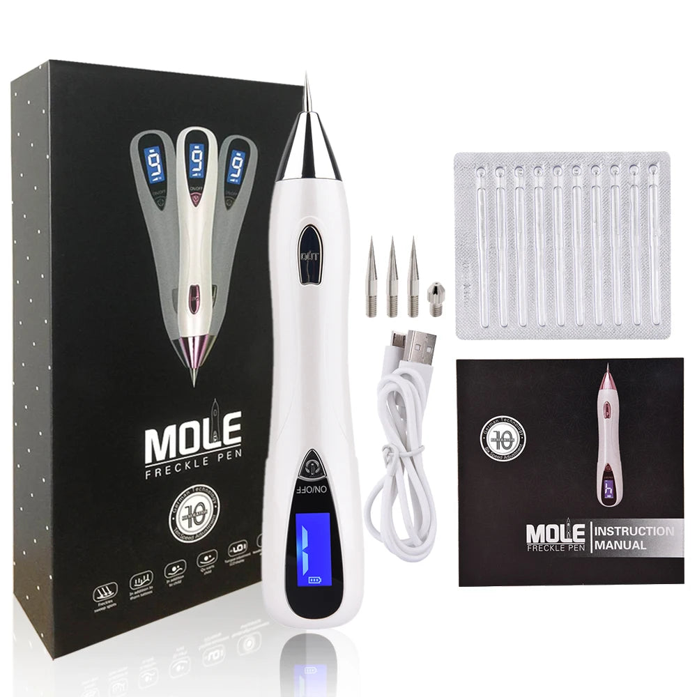 Freckle Pen Caneta Plasma Mole - Removedora De Manchas, Sinais, Verrugas, Tatuagens e outros