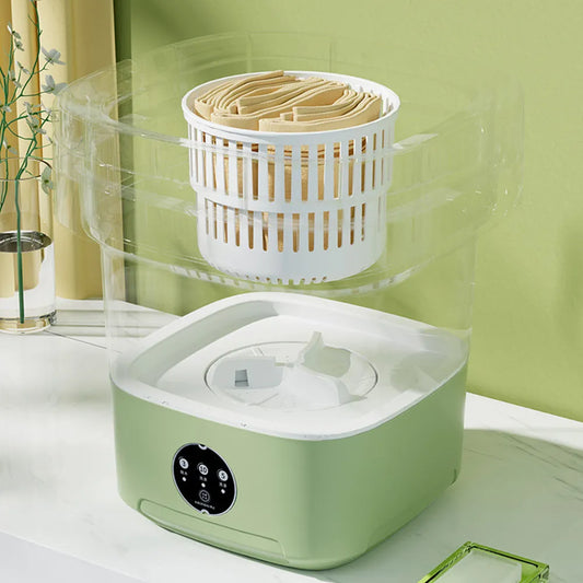 Mini Máquina de Lavar e Drenar 6L e 11L - Portátil | Bivolt
