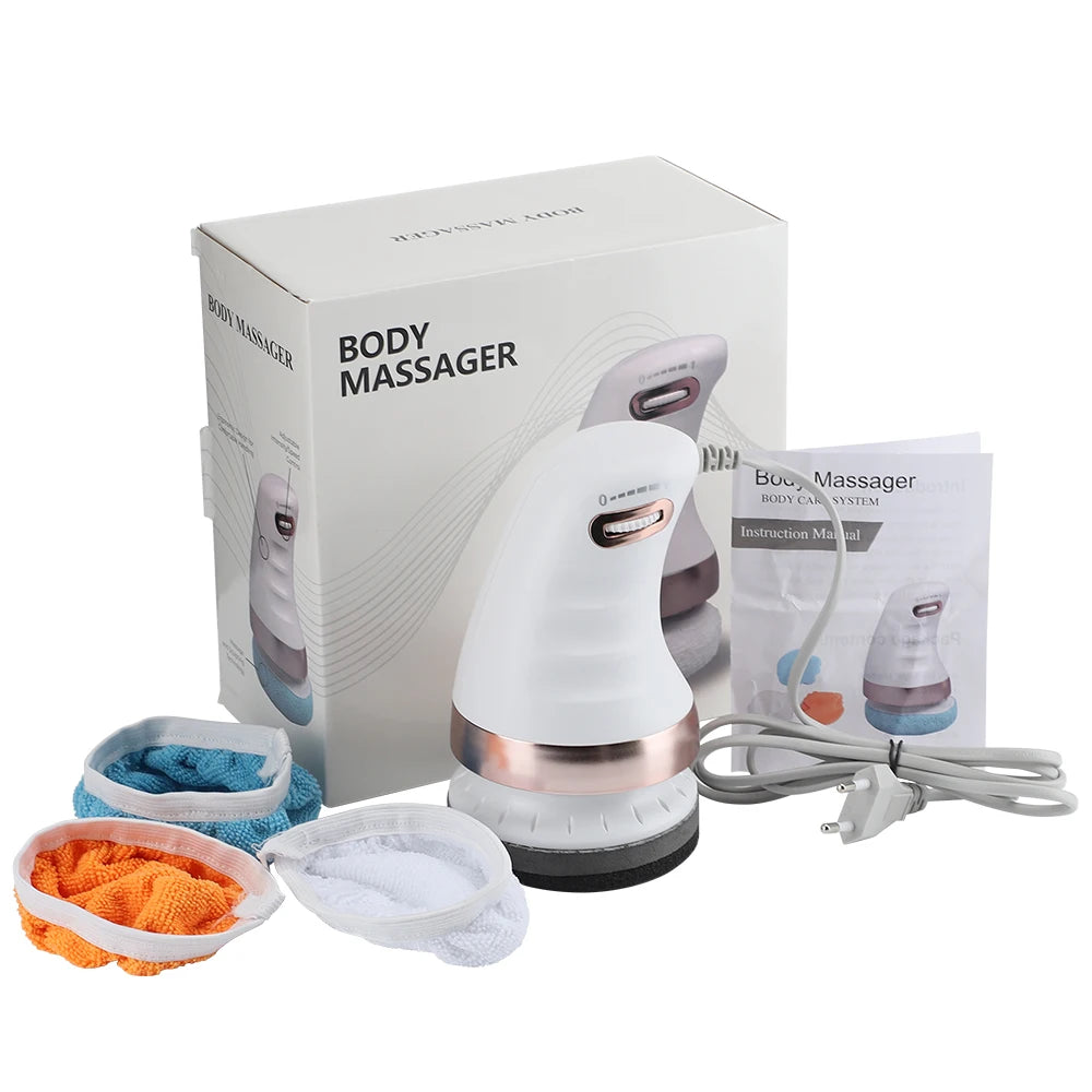 Massageador Para Celulite + Brinde 3 Espumas Massageadoras