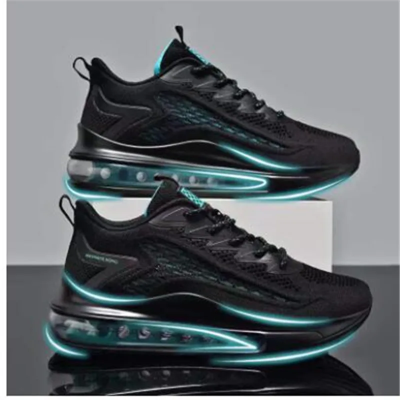 Sneaker Air 6cm - Tênis Masculino Respirável, Macio, Anti-impacto, Mordeno e Versátil