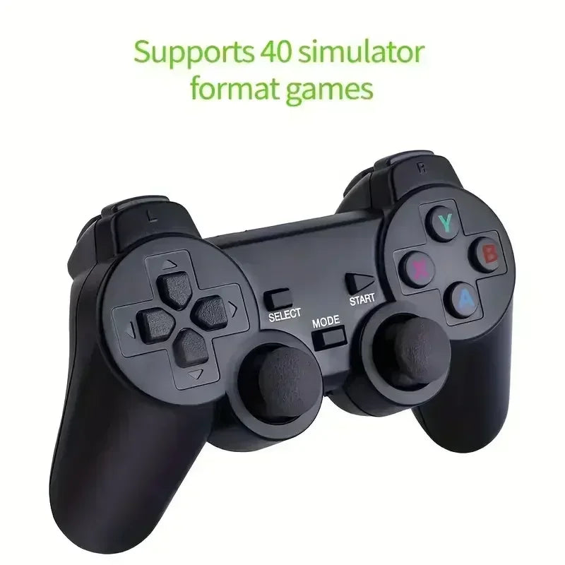 Videogame Retrô Stick M8 Console Sem Fio Emulador Retrô Console 4K HD Saída TV + 10mil Jogos | Portátil
