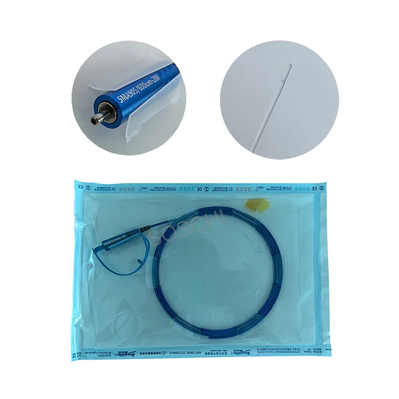 Fibra Óptica Endolaser Endolift 200μm a 800μm Conector SMA905 e FC – Compatível com Laser Diodo 350 - 2500nm