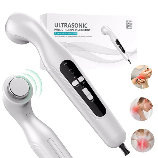 Ultrassom Terapêutico Portátil 1MHz | Fisioterapia Massagem Alívio da Dor Timer 15 Min