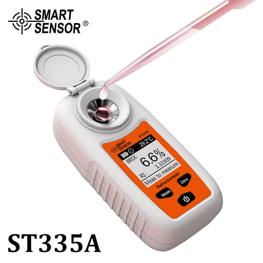 Refratômetro LCD Digital Smart Sensor ST335A para Açúcar Brix