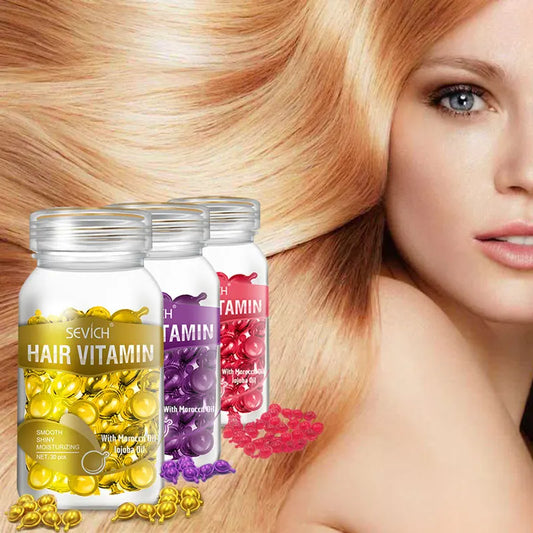 Sevich Hair Vitamin – 30 Cápsulas de Nutrição Capilar por Tipo de Cabelo