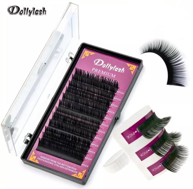 Cílios Postiços Fio A Fio - Dollylash Premium Mink Lashes D-905 (11mm-0.20C) - Picuí Magazine
