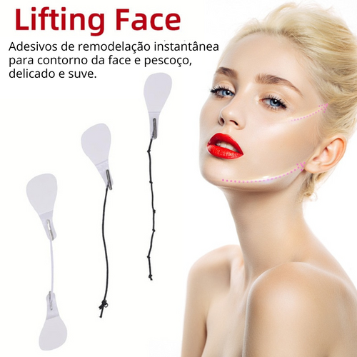 Lifting Face | Adesivos Invisíveis Para Levantamento Facial - 40/80 unidades - Picuí Magazine