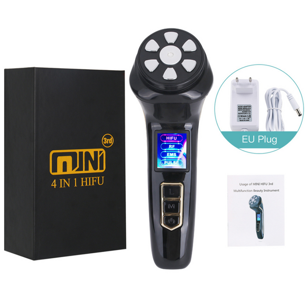 Novo Mini Hifu 3.0 Gr. 4 em 1 | 4 Modos: Hifu (ultrassom), RF, EMS e Pulso - Picuí Magazine