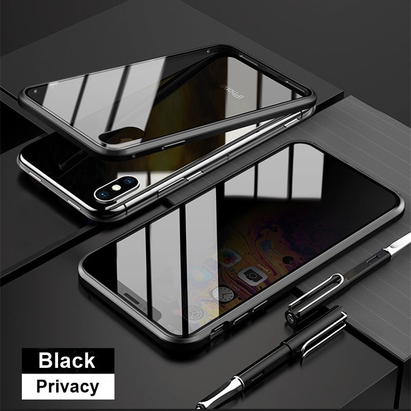 Case com Ímã de Metal Vidro Duplo Temperado com Proteção 360º e Privacidade | Iphone 6 ao 13 Pro MAX - Picuí Magazine