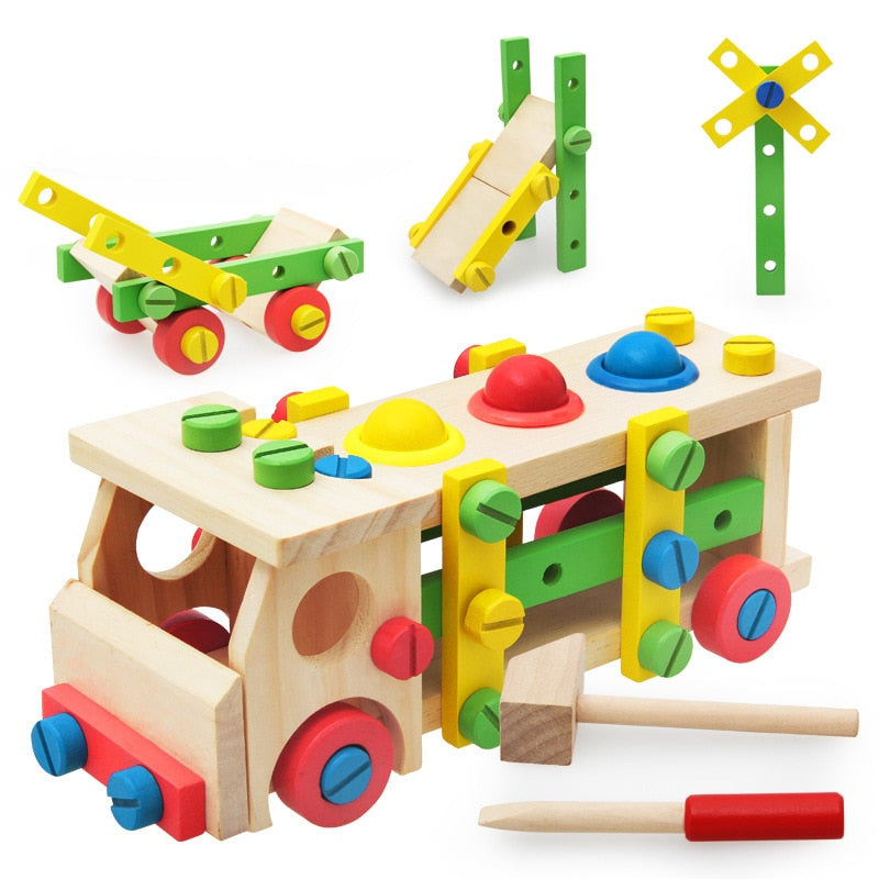 Oficina Interativa De Madeira Kids - Ferramentas Montessori - Picuí Magazine
